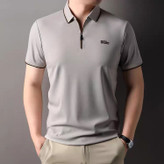 تیشرت مردانه خارجی پولوشرت نیم زیپ