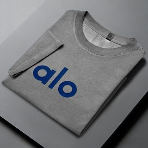تیشرت مردانه خارجی یقه گرد لش alo